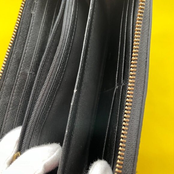 Fossil Keyper Coated Canvas Wristlet Wallet, Navy, Cream, Brown - Picture 13 of 16